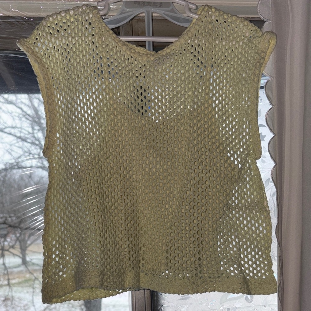 Zara Kids Yellow Knit Camisole